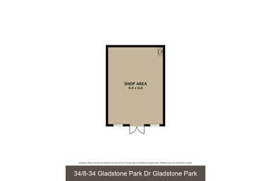 Shop 34, 8-34 Gladstone Park Drive Gladstone Park VIC 3043 - Floor Plan 1