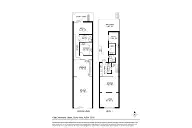 434 Cleveland Street Surry Hills NSW 2010 - Floor Plan 1