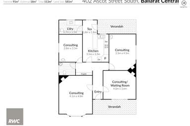 402 Ascot Street South Ballarat Central VIC 3350 - Floor Plan 1
