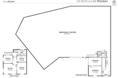 26 Bellevue Crescent Preston VIC 3072 - Floor Plan 1