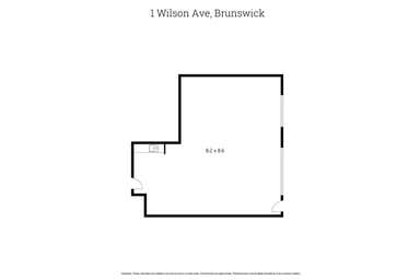 1 Wilson Avenue Brunswick VIC 3056 - Floor Plan 1