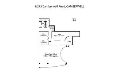 Ground Floor, 273 Camberwell Road Camberwell VIC 3124 - Floor Plan 1