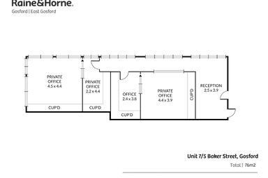 7/5 Baker Street Gosford NSW 2250 - Floor Plan 1