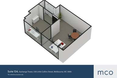 Exchange Tower, Suite 124, 530 Little Collins Street Melbourne VIC 3000 - Floor Plan 1