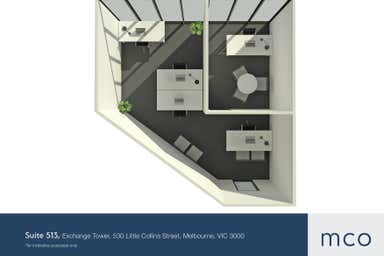 Exchange Tower, Suite 513, 530 Little Collins Street Melbourne VIC 3000 - Floor Plan 1