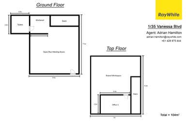 Unit 1/35 Vanessa Boulevard Springwood QLD 4127 - Floor Plan 1