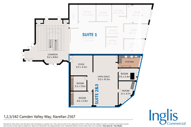 2&3, 342 Camden Valley Way Narellan NSW 2567 - Floor Plan 1