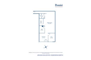 2B/80 Keilor Road Essendon North VIC 3041 - Floor Plan 1