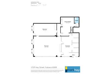 1/531 Hay Street Subiaco WA 6008 - Floor Plan 1