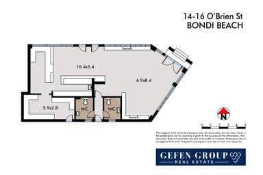 Shop 1 & 2, 14-16 O'Brien St Bondi Beach NSW 2026 - Floor Plan 1