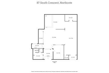 87 South Crescent Northcote VIC 3070 - Floor Plan 1