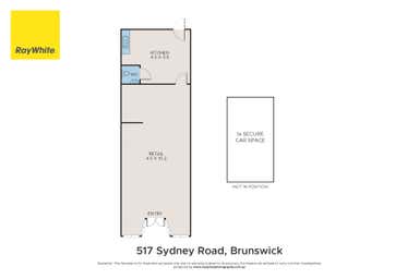 517 Sydney Road Brunswick VIC 3056 - Floor Plan 1