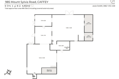 985 Mount Sylvia Road Caffey QLD 4343 - Floor Plan 1