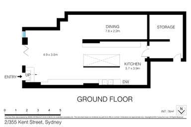 2/355 Kent Street Sydney NSW 2000 - Floor Plan 1
