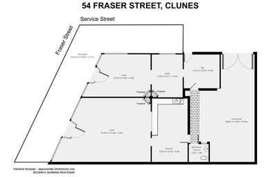 54 Fraser Street Clunes VIC 3370 - Floor Plan 1