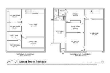 1/1 Garnet Street Rockdale NSW 2216 - Floor Plan 1