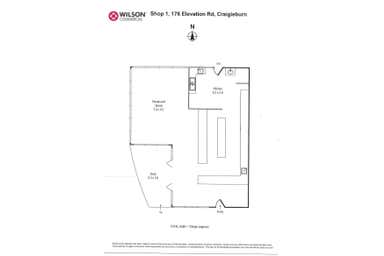 Shop 1/176 Elevation Boulevard Craigieburn VIC 3064 - Floor Plan 1