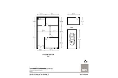 Shop 9/Ground Floor 1094-1118 Anzac Parade Maroubra NSW 2035 - Floor Plan 1