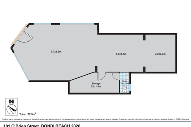 101 O'Brien Street Bondi Beach NSW 2026 - Floor Plan 1