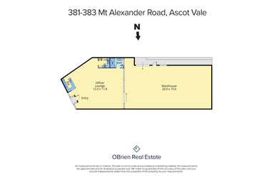 381-383 Mount Alexander Road Ascot Vale VIC 3032 - Floor Plan 1