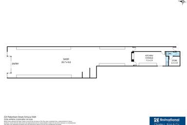 Commercial Freehold, 225 Pakenham Street Echuca VIC 3564 - Floor Plan 1