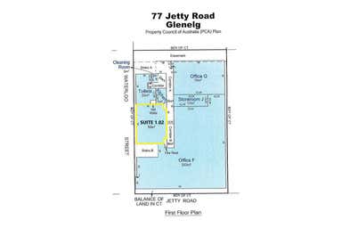 Suite 1.02/77 Jetty Road Glenelg SA 5045 - Floor Plan 1
