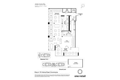 Shop 3 + 4, 79 Victoria Road Drummoyne NSW 2047 - Floor Plan 1