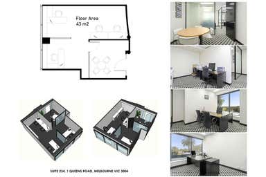 St Kilda Road Towers, Suite 234, 1 Queens Road Melbourne VIC 3004 - Floor Plan 1