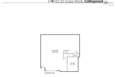 Basement 14, Basement 14/23-25 Gipps Street Collingwood VIC 3066 - Floor Plan 1