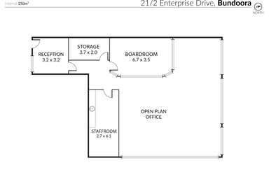 21/2 Enterprise Drive Bundoora VIC 3083 - Floor Plan 1