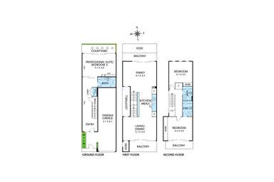 1/1A Churchill Grove Hawthorn VIC 3122 - Floor Plan 1