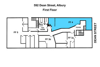 LVL 1 - Suite 4 , 592 Dean Street Albury NSW 2640 - Floor Plan 1