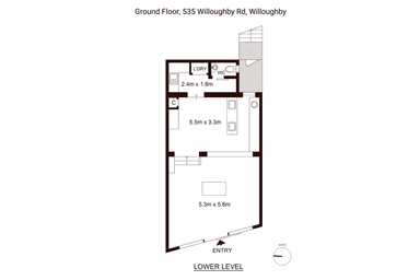 535 Willoughby Road Willoughby NSW 2068 - Floor Plan 1