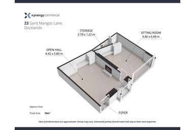 23 Saint Mangos Lane Docklands VIC 3008 - Floor Plan 1