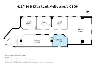 412/434 St Kilda Road Melbourne VIC 3004 - Floor Plan 1