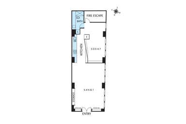 Level 2, 165 Flinders Lane Melbourne VIC 3000 - Floor Plan 1