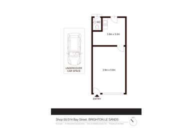 Shop 55, 314 Bay St Brighton-Le-Sands NSW 2216 - Floor Plan 1