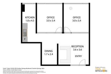 Suite 10, Level 1, 242-244 Caroline Springs Boulevard Caroline Springs VIC 3023 - Floor Plan 1