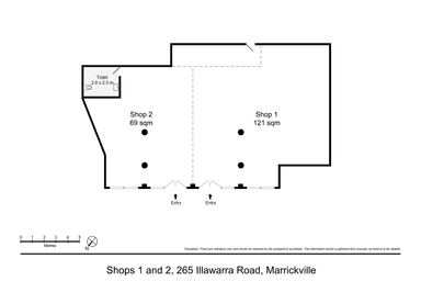 Shops 1, 2, 3 & 4, 265 Illawarra Road Marrickville NSW 2204 - Floor Plan 1