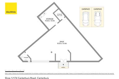 Shop 1, 174-176 Canterbury Road Canterbury NSW 2193 - Floor Plan 1