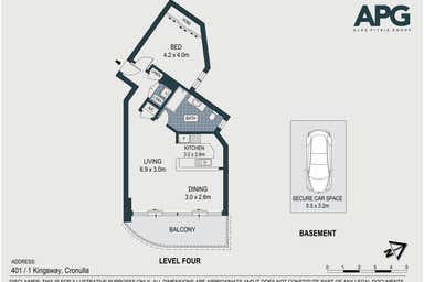 401/1 Kingsway Cronulla NSW 2230 - Floor Plan 1