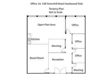 Suite 1A, 539 Greenhill Road Hazelwood Park SA 5066 - Floor Plan 1