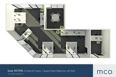 St Kilda Rd Towers, Suite 1117, 1 Queens Road Melbourne VIC 3004 - Floor Plan 1