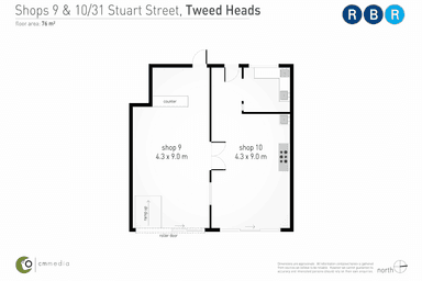 Shops 9 & 10/31 Stuart Street Tweed Heads NSW 2485 - Floor Plan 1