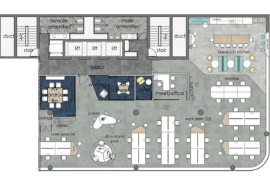 The ONE79, 179 St Georges Terrace Perth WA 6000 - Floor Plan 1