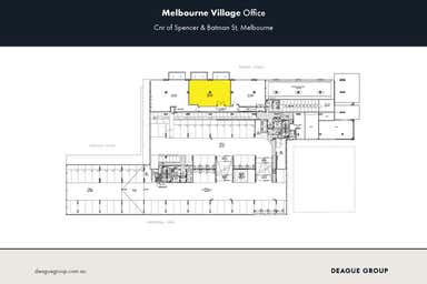 Melbourne Village, Suite 101b, 105 Batman Street West Melbourne VIC 3003 - Floor Plan 1
