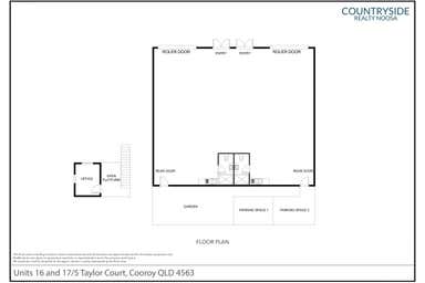 16 & 17, 5 Taylor Court Cooroy QLD 4563 - Floor Plan 1