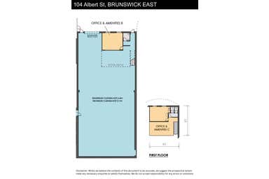 104 Albert Street Brunswick East VIC 3057 - Floor Plan 1