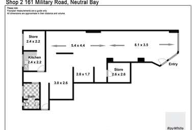 SHOP 2, 161-163 MILITARY ROAD Neutral Bay NSW 2089 - Floor Plan 1