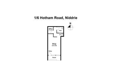 1/6 Hotham Road Niddrie VIC 3042 - Floor Plan 1